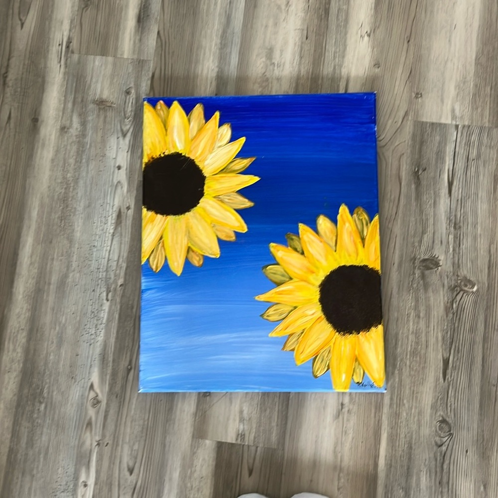 Sunflower painting